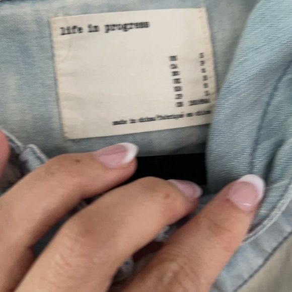 3/ $30 Denim Hoodie - Picture 3 of 4